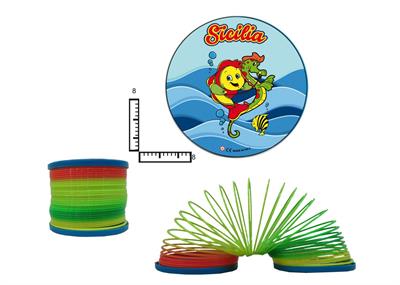 MOLLA PLASTICA COLORATA CM7 SICILIA