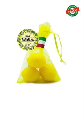 SACCHETTO 3PZ SAPONE LIMONE PERSONALIZZABILE