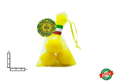 SACCHETTO 3PZ SAPONE LIMONE SICILIA