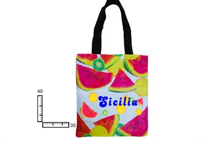 BORSA POLIESTERE CM35X40 ANGURIA PERSONALIZZABILE