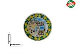 MAGNETE PIATTINO CERAMICA CM7 CEFALU' SICILIA