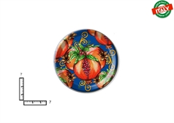 MAGNETE PIATTINO CERAMICA CM7 FRUTTA FIORI