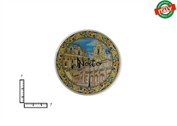 MAGNETE PIATTINO CERAMICA CM7 NOTO SICILIA