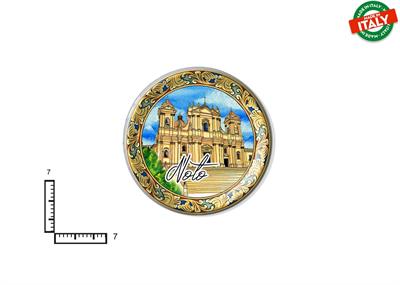 MAGNETE PIATTINO CERAMICA CM7 NOTO SICILIA