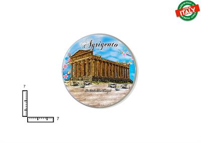 MAGNETE PIATTINO CERAMICA CM7 AGRIGENTO SICILIA