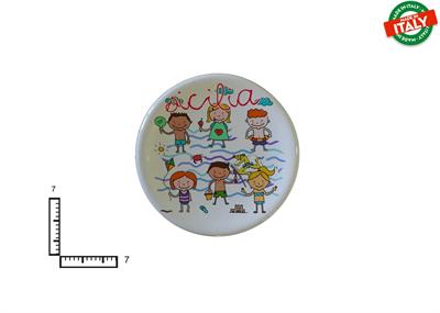 MAGNETE PIATTINO CERAMICA CM7 BIMBI SICILIA