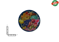 MAGNETE PIATTINO CERAMICA CM7 FRUTTA FIORI