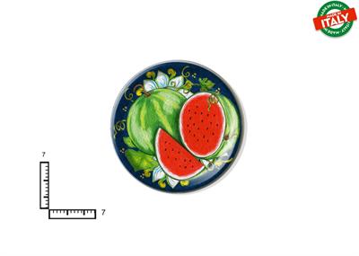 MAGNETE PIATTINO CERAMICA CM7 FRUTTA FIORI