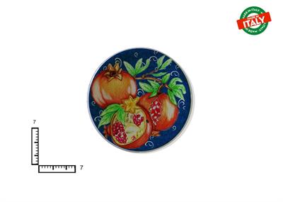 MAGNETE PIATTINO CERAMICA CM7 FRUTTA FIORI