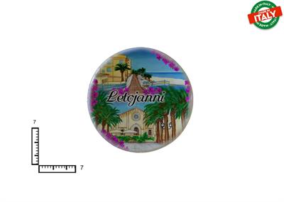 MAGNETE PIATTINO CERAMICA CM7 LETOJANNI SICILIA