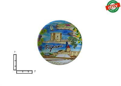 MAGNETE PIATTINO CERAMICA CM7 TRAPANI SICILIA