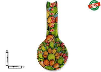 POGGIAMESTOLO FONDO CERAMICA CM30 FRUTTA FIORI