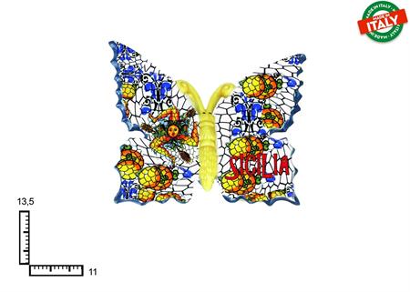 FARFALLA MEDIA CERAMICA CM13.5 TRINACRIA SICILIA