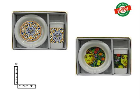 SET FUMO CERAMICA ROSONE