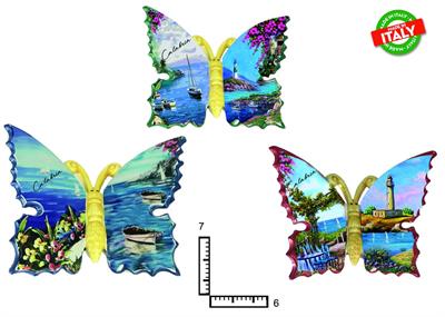 MAGNETE FARFALLA CERAMICA CALABRIA