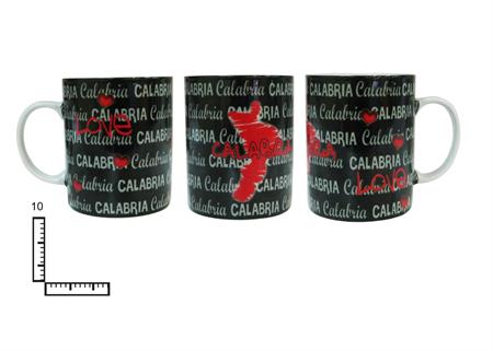 MUG SUBLIMAZIONE BIANCO CM9X8.5 LOVE CALABRIA