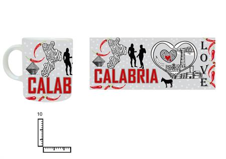 MUG SUBLIMAZIONE BIANCO CM10 LOVE CALABRIA