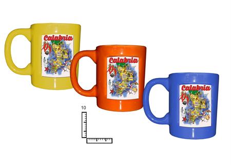 MUG CERAMICA COL.ASS. C/APPLICAZIONE CALABRIA