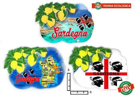 MAGNETE RESINA LIMONI SARDEGNA S/3