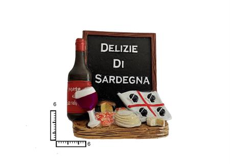 MAGNETE RESINA DELIZIE DI SARDEGNA