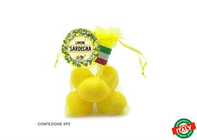 SACCHETTO 5PZ SAPONE LIMONE SARDEGNA