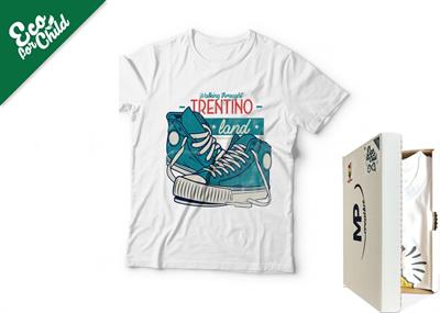 T-SHIRT BABY ECO SOGG.VARI SCARPE 508 COL.BIANCO