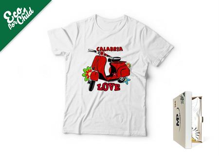 T-SHIRT BABY ECO MOTO CALABRIA 507CA COL.BIANCO