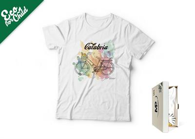 T-SHIRT BABY ECO BICI CALABRIA 511CA COL.BIANCO