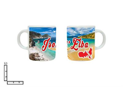 MUG SUBLIMAZIONE BIANCO CM10 ISOLA D'ELBA