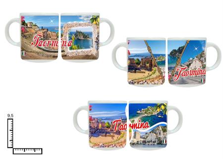 MUG SUBLIMAZIONE BIANCO CM10 TAORMINA