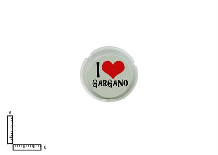 POSACENERE CERAMICA TONDO BIANCO CM6 GARGANO