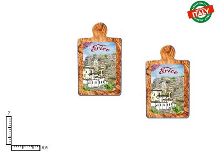 MAGNETE TAGLIERE CERAMICA ERICE