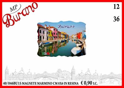 MAGN. MARM. CM 8X6 BURANO