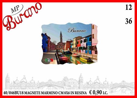 MAGN. MARM. CM 8X6 BURANO