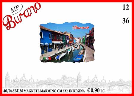 MAGN. MARM. CM 8X6 BURANO