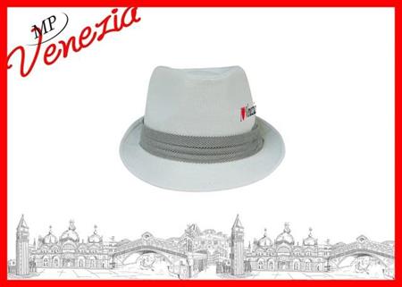 CAPPELLO TESS. BIANCO I LOVE VENEZIA