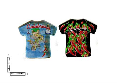 MAGNETE VETRO T-SHIRT CALABRIA