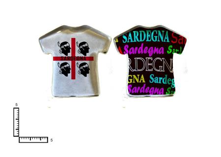 MAGNETE VETRO T-SHIRT SARDEGNA