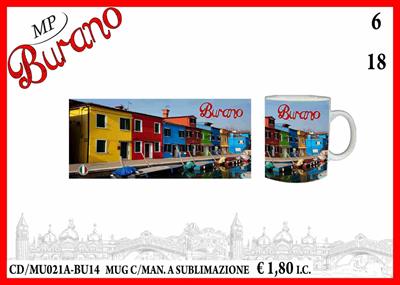 MUG CIL SUBLIM. BIANCO 11Oz BURANO