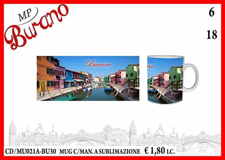 MUG CIL SUBLIM. BIANCO 11Oz BURANO