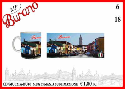 MUG CIL SUBLIM. BIANCO 11Oz BURANO