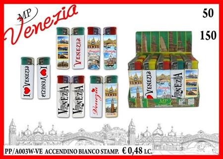 ACCENDINO BIANCO STAMPATO VENEZIA