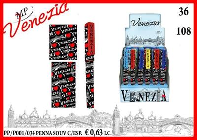 PENNA SOUV. C/ESP. I LOVE VENEZIA