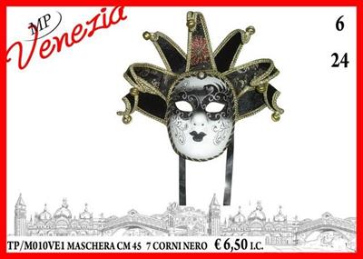 MASCHERA CM 45 7 PUNTE NERO