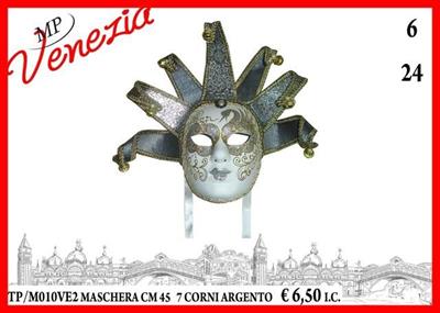 MASCHERA CM 45 7 PUNTE ARGENTO