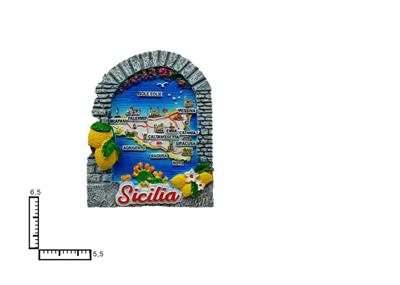 MAGNETE RESINA ARCO SICILIA