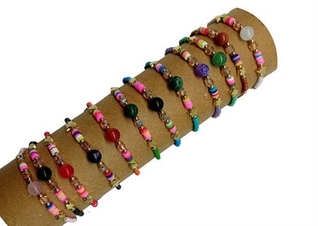 BRACCIALE COLORATO TUBO 60PZ