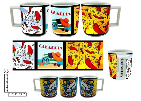 MINI MUG CERAMICA MAN.SQUADR.C/BLISTER CALABRIA