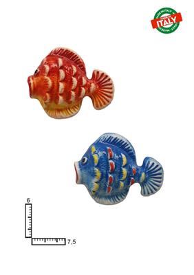 MAGNETE PESCE ABISSALE CA.CM7 COLORATO CERAMICA