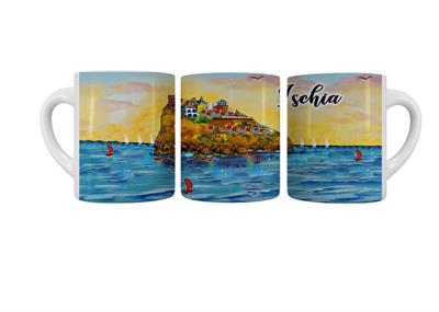 MUG SUBLIMAZIONE BIANCO CM10 ISCHIA